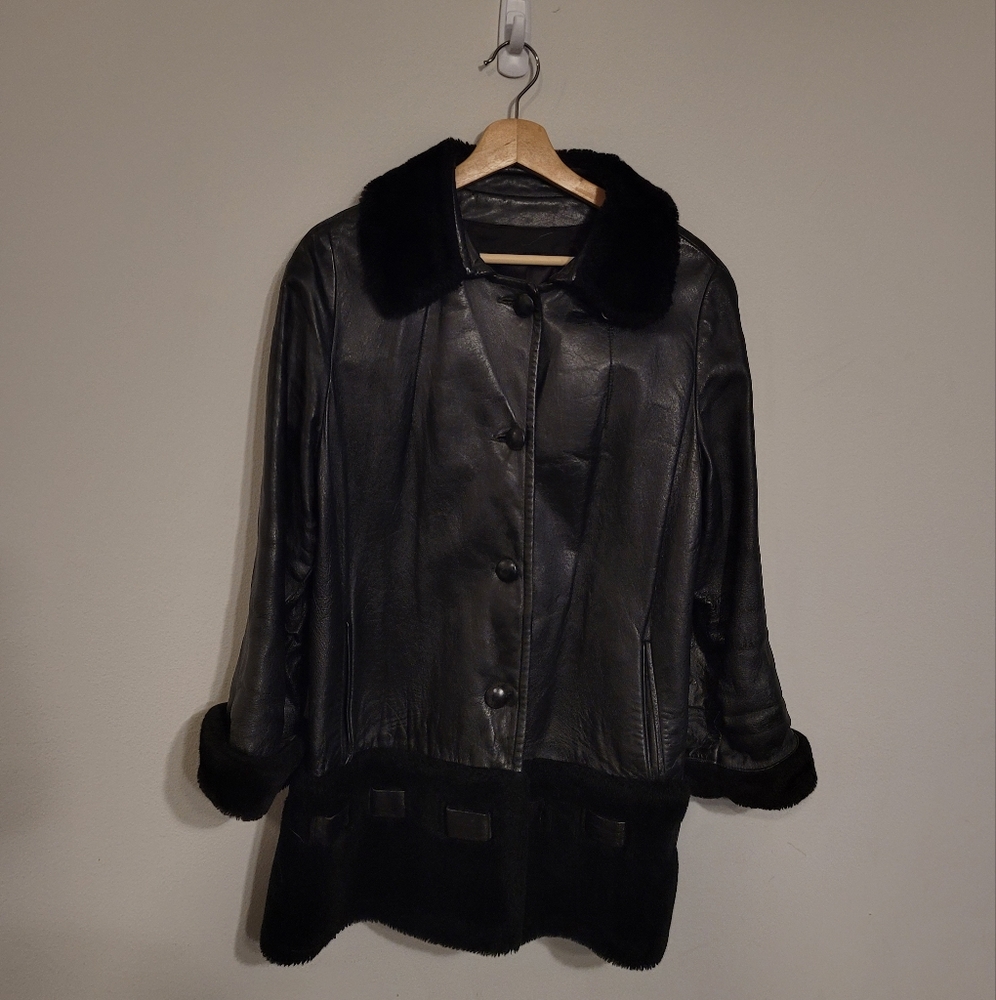 Vintage Leather Coat
